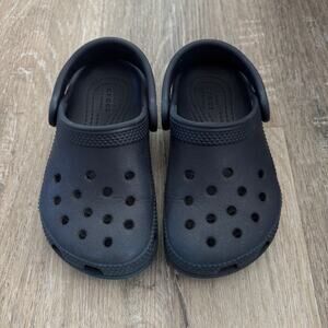 Crocs Toddler Boy Classic Clogs Navy Blue - Size: 8
